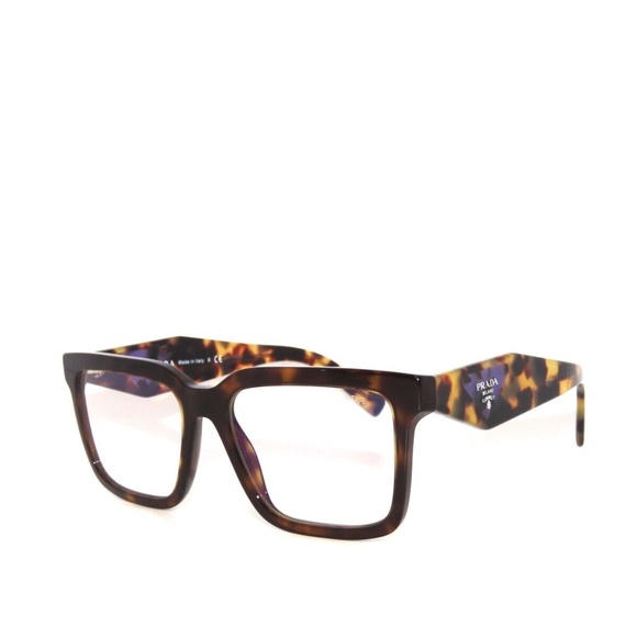 Prada SPR27YS 27 2AU08N 54 Havana Clear Blue Filter Eyeglasses/Sunglasses 27YS - Picture 1 of 5
